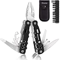 Alicate Multiuso Morpilot Multi-alicate 25 en 1- Destornilladores 11 en 1- Alicate multifuncional de Acero Inoxidable…